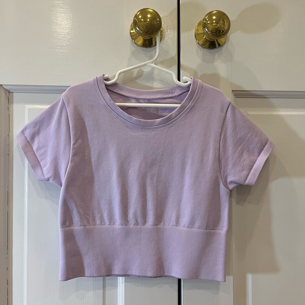 Offline by aerie shortsleeve cropped tee